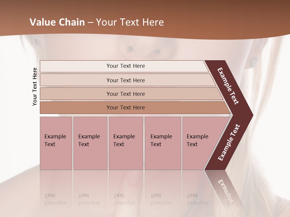 Cover Blond Woman Young PowerPoint Template