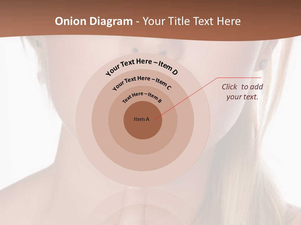 Cover Blond Woman Young PowerPoint Template