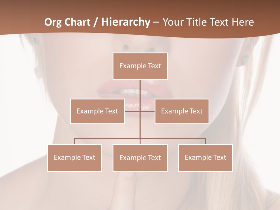 Cover Blond Woman Young PowerPoint Template