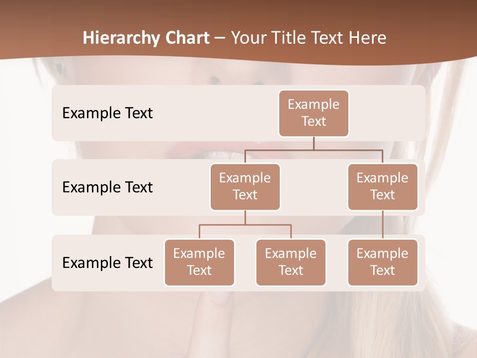 Cover Blond Woman Young PowerPoint Template