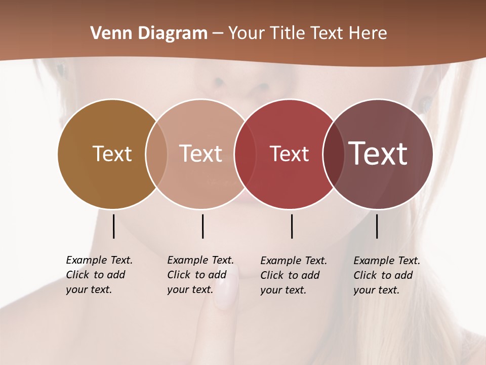 Cover Blond Woman Young PowerPoint Template