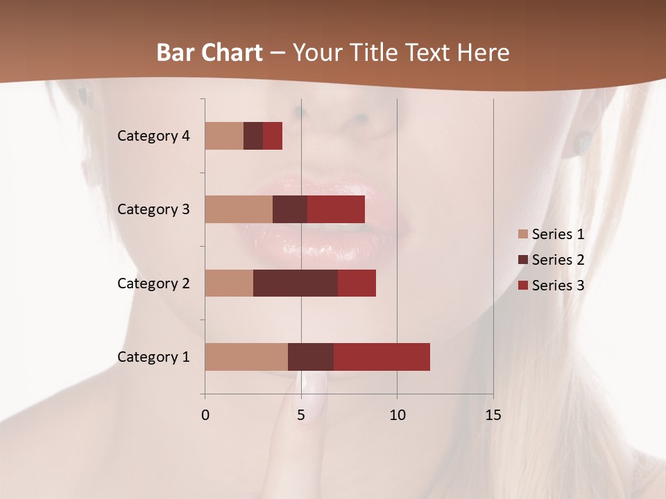 Cover Blond Woman Young PowerPoint Template