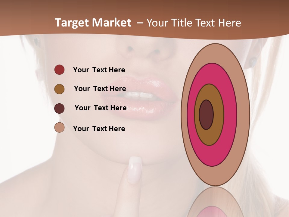 Cover Blond Woman Young PowerPoint Template