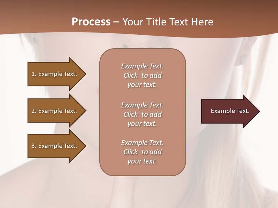 Cover Blond Woman Young PowerPoint Template