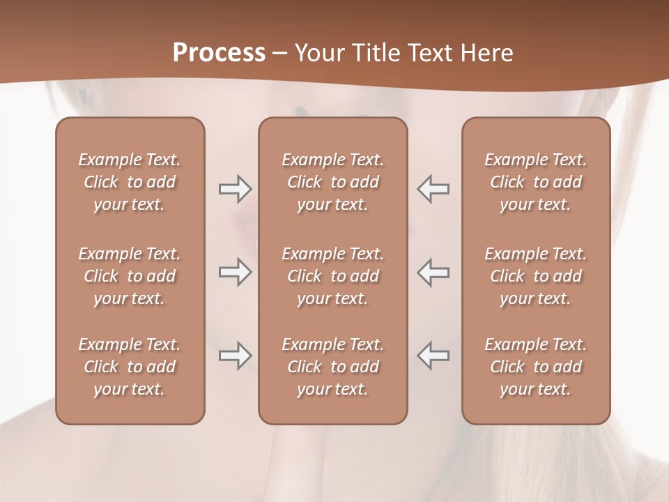 Cover Blond Woman Young PowerPoint Template