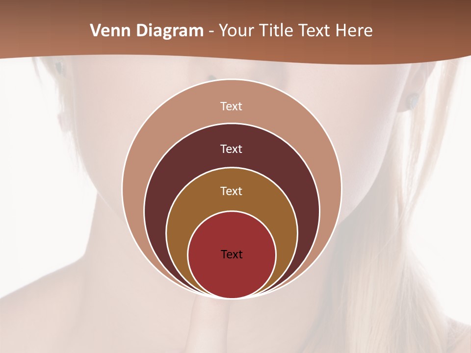 Cover Blond Woman Young PowerPoint Template