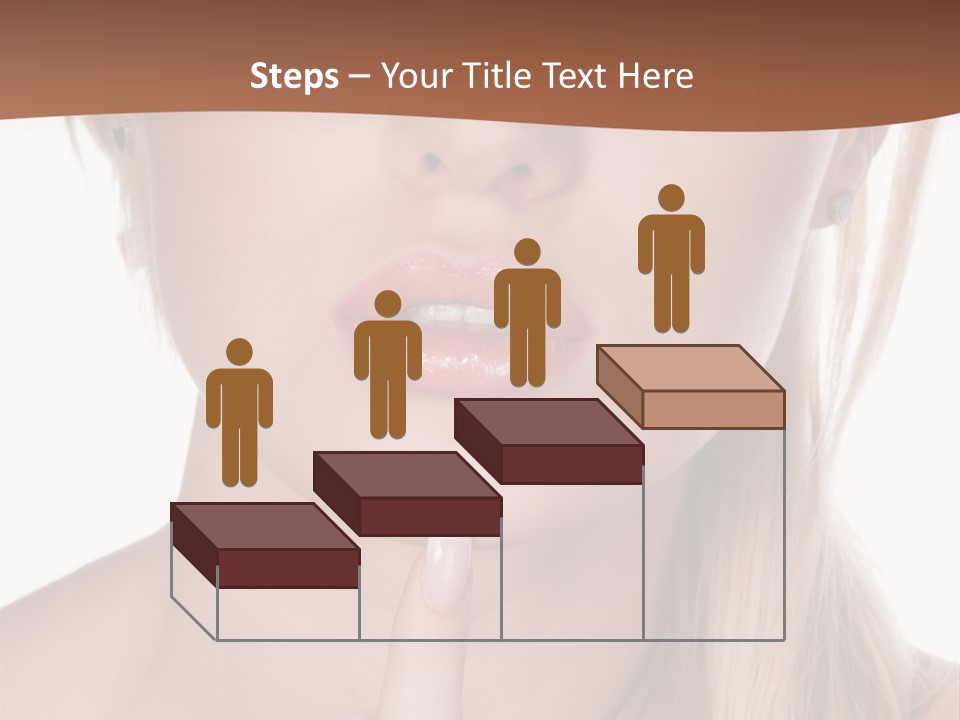 Cover Blond Woman Young PowerPoint Template