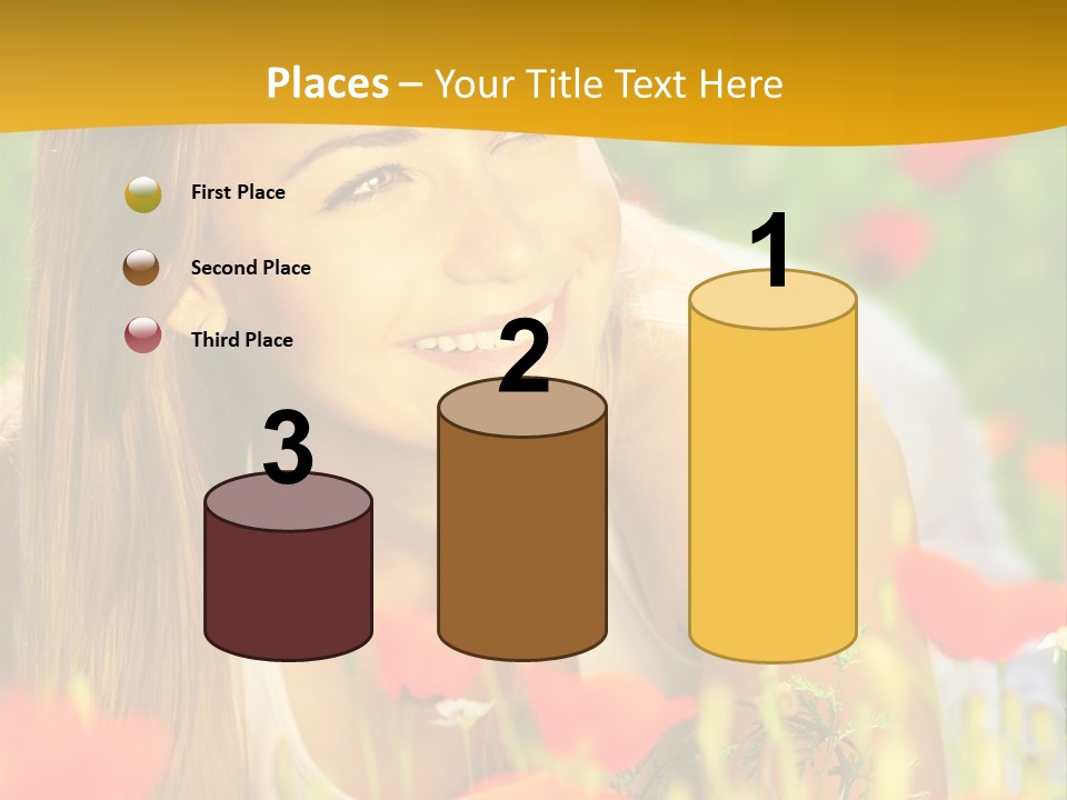 Meadow Fun Lying PowerPoint Template