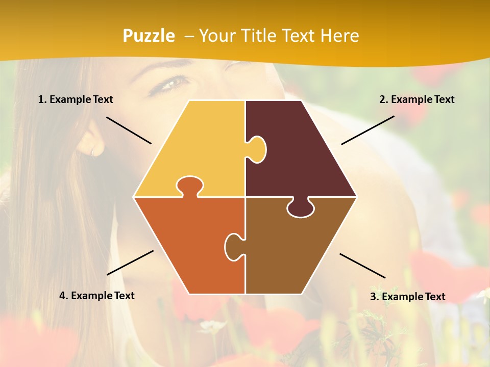 Meadow Fun Lying PowerPoint Template