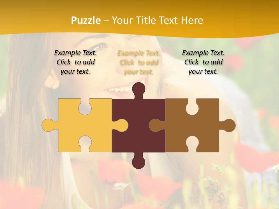 Meadow Fun Lying PowerPoint Template