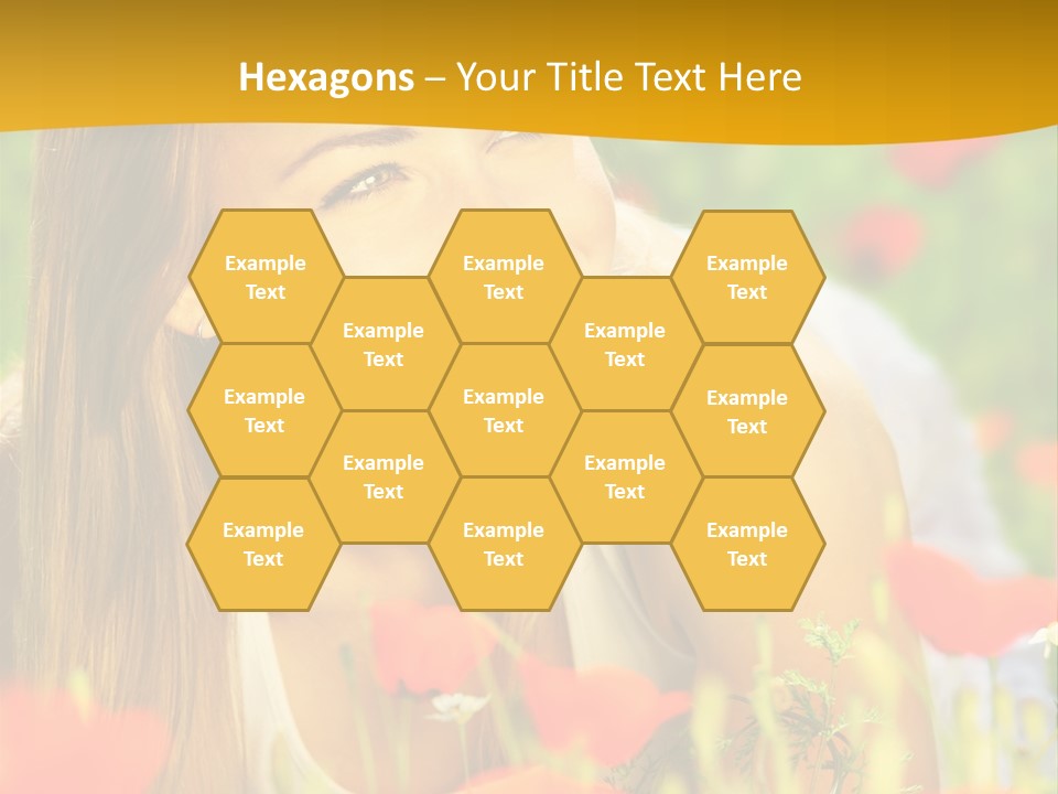 Meadow Fun Lying PowerPoint Template