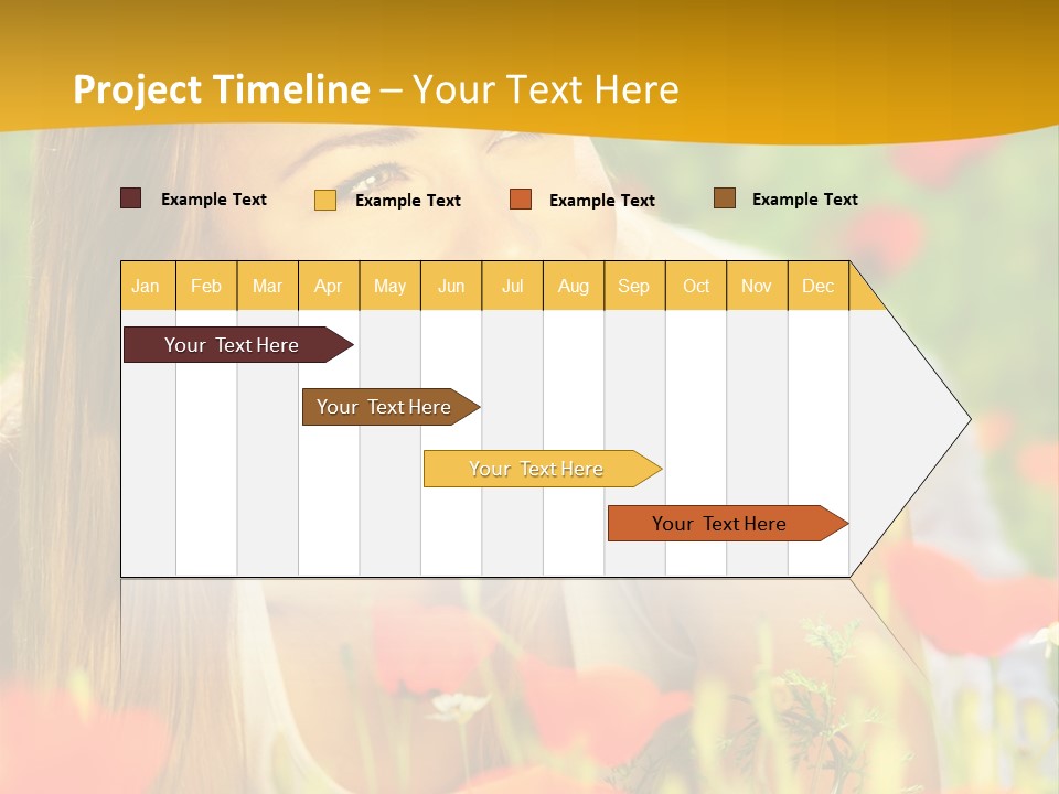 Meadow Fun Lying PowerPoint Template