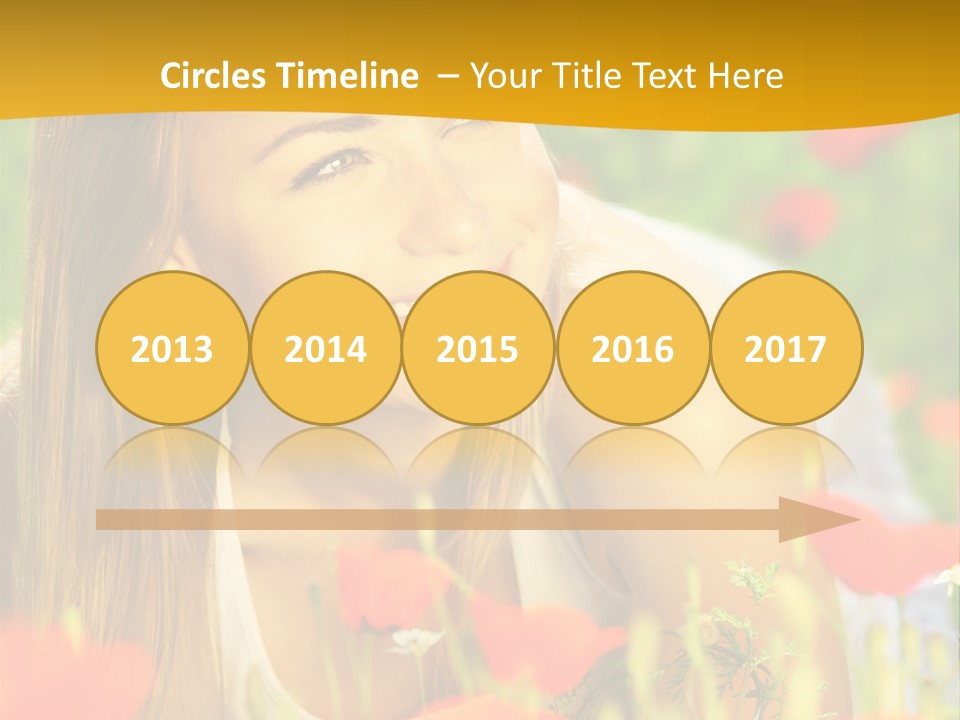 Meadow Fun Lying PowerPoint Template