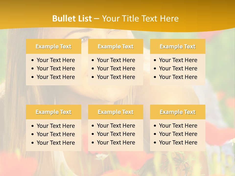 Meadow Fun Lying PowerPoint Template