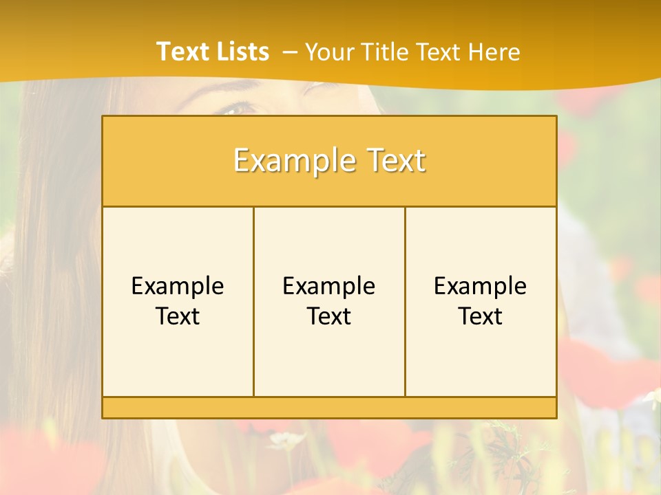 Meadow Fun Lying PowerPoint Template