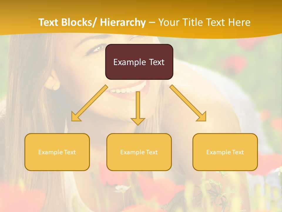 Meadow Fun Lying PowerPoint Template