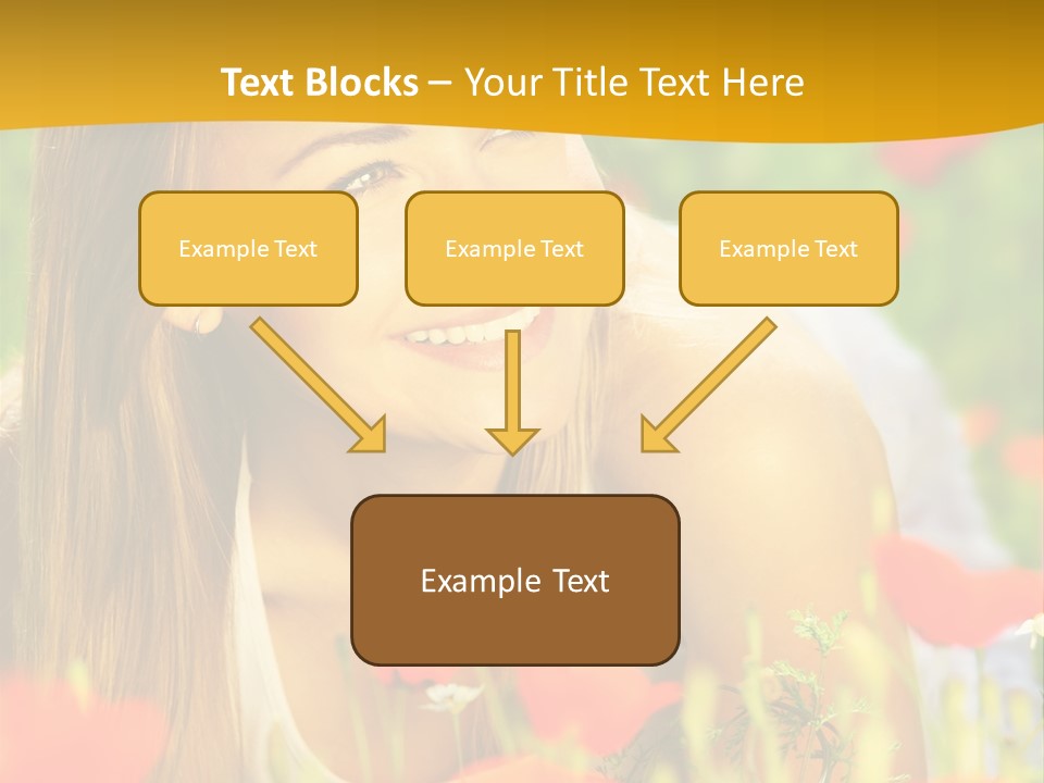 Meadow Fun Lying PowerPoint Template