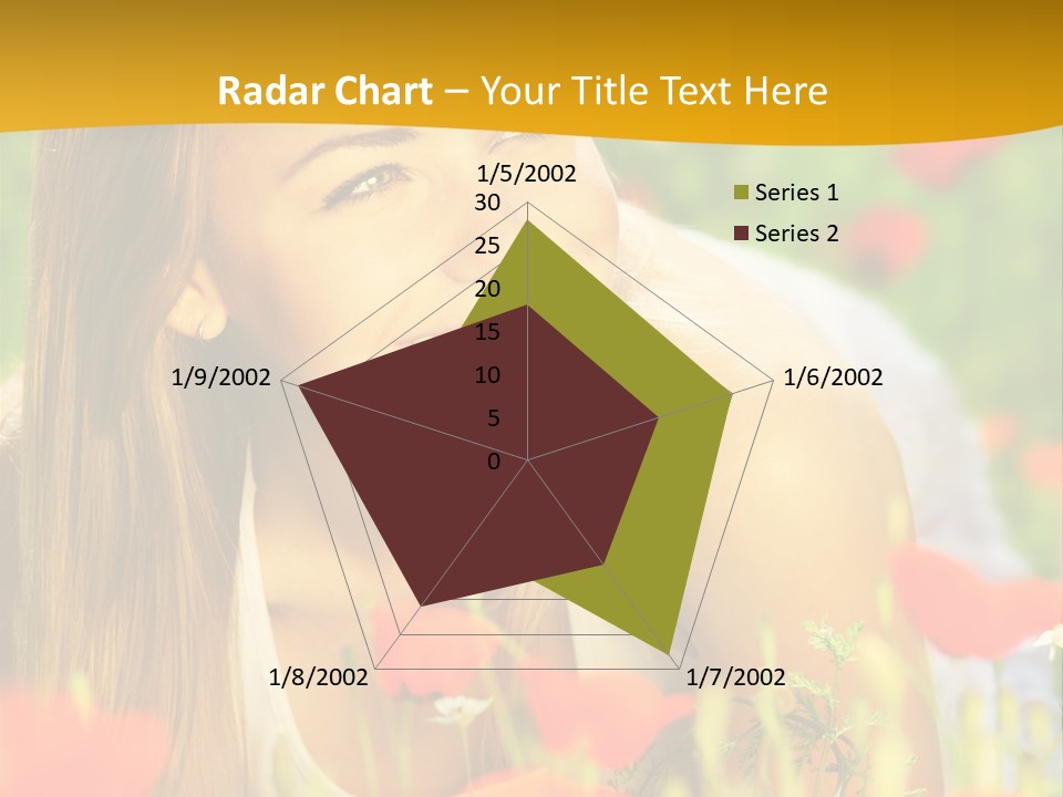 Meadow Fun Lying PowerPoint Template