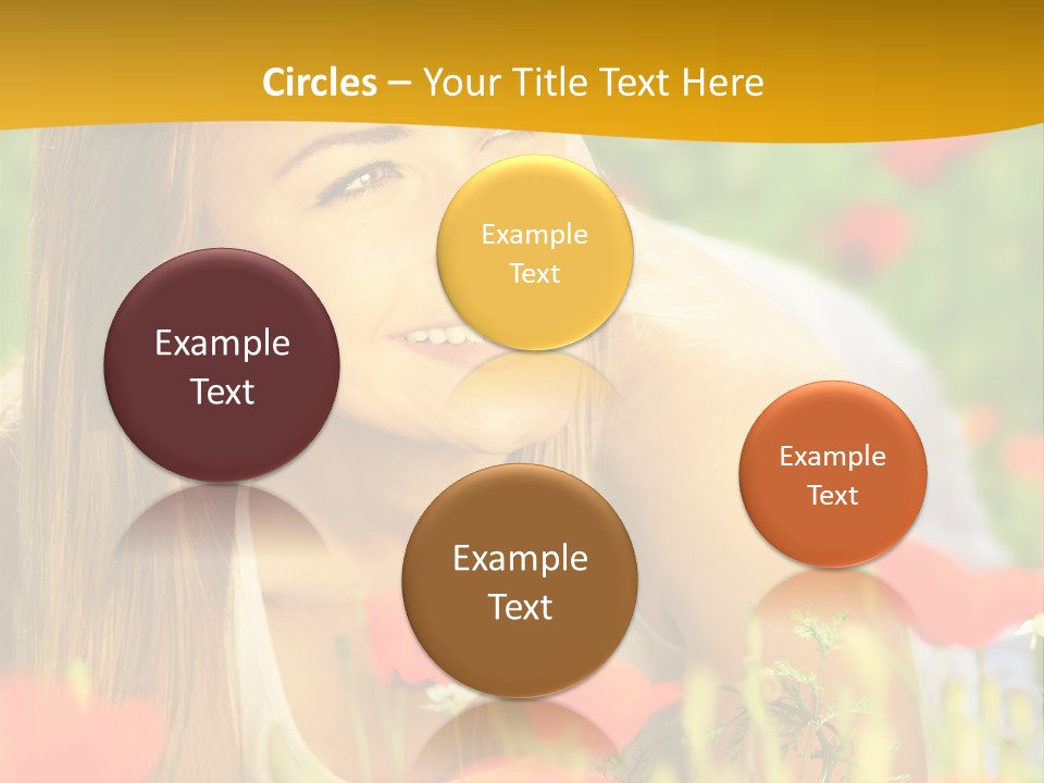 Meadow Fun Lying PowerPoint Template