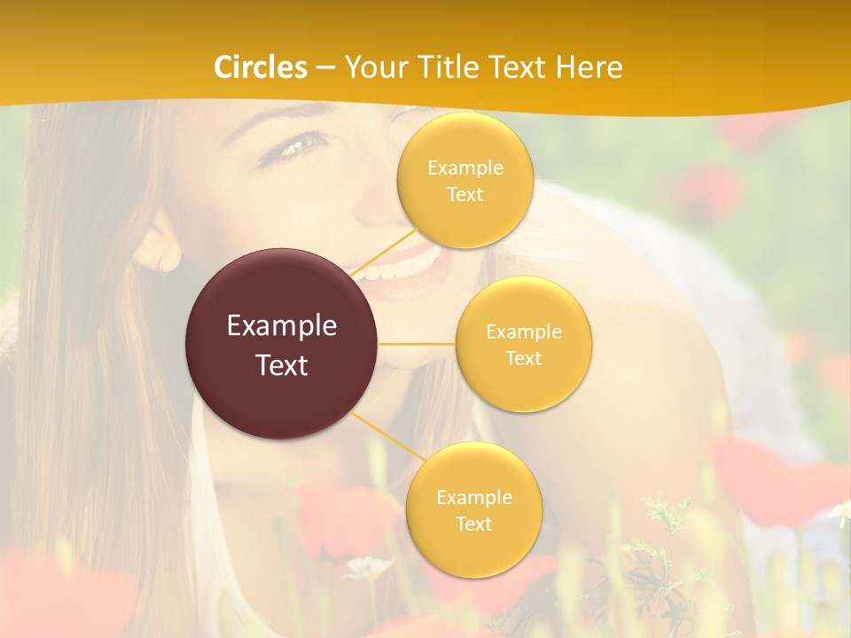 Meadow Fun Lying PowerPoint Template