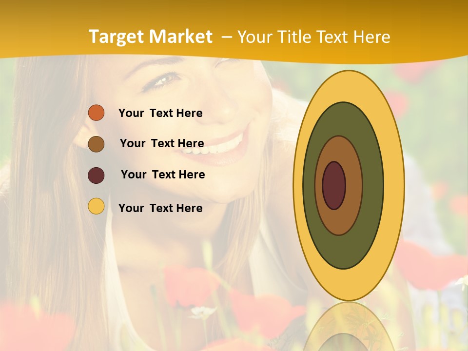 Meadow Fun Lying PowerPoint Template