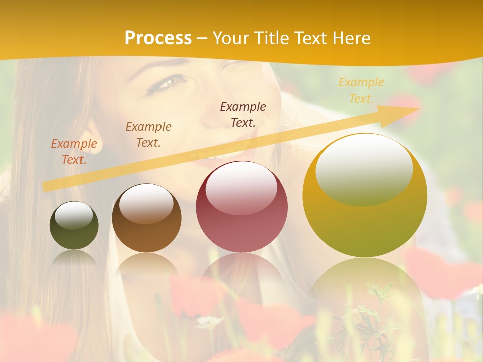 Meadow Fun Lying PowerPoint Template