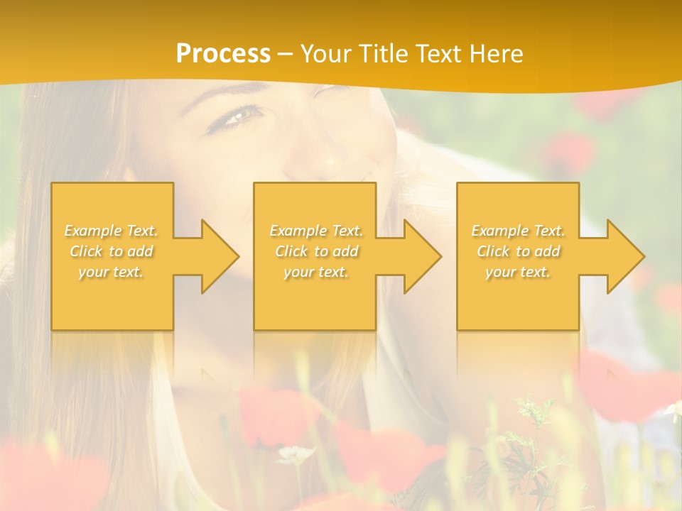 Meadow Fun Lying PowerPoint Template