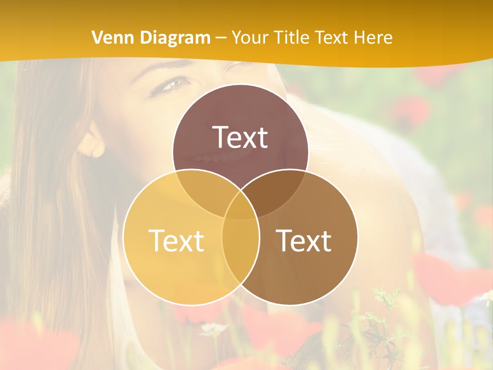 Meadow Fun Lying PowerPoint Template