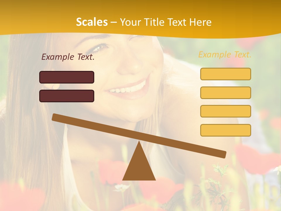 Meadow Fun Lying PowerPoint Template