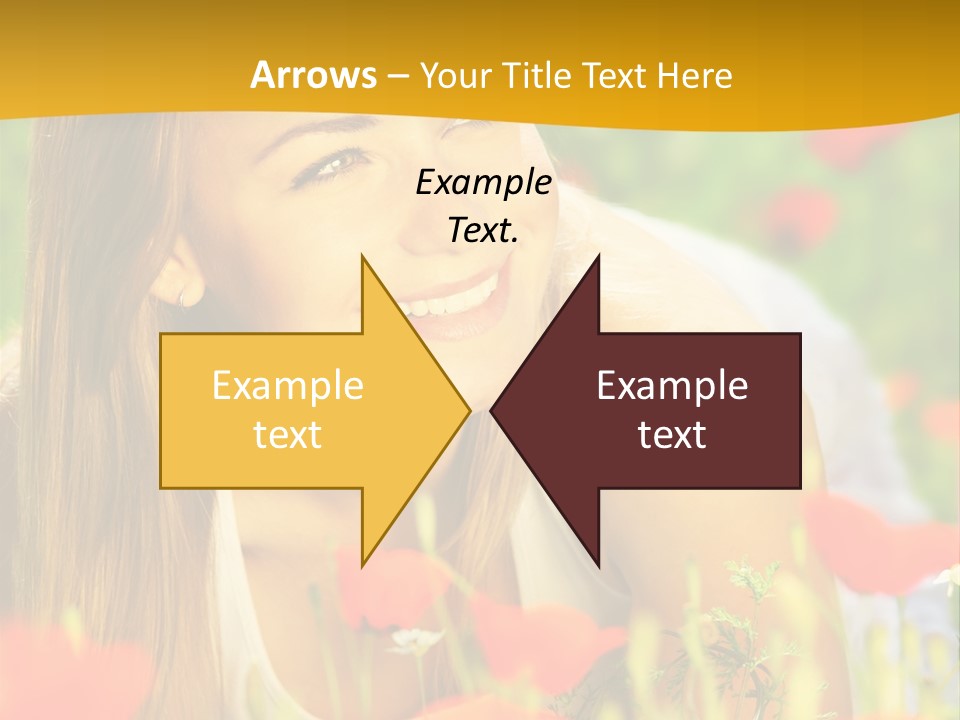 Meadow Fun Lying PowerPoint Template