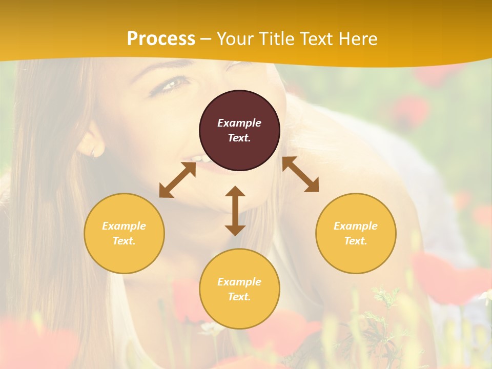 Meadow Fun Lying PowerPoint Template