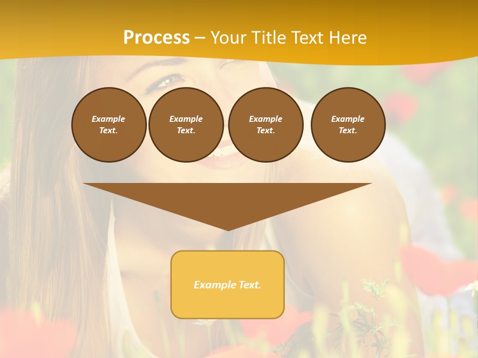 Meadow Fun Lying PowerPoint Template