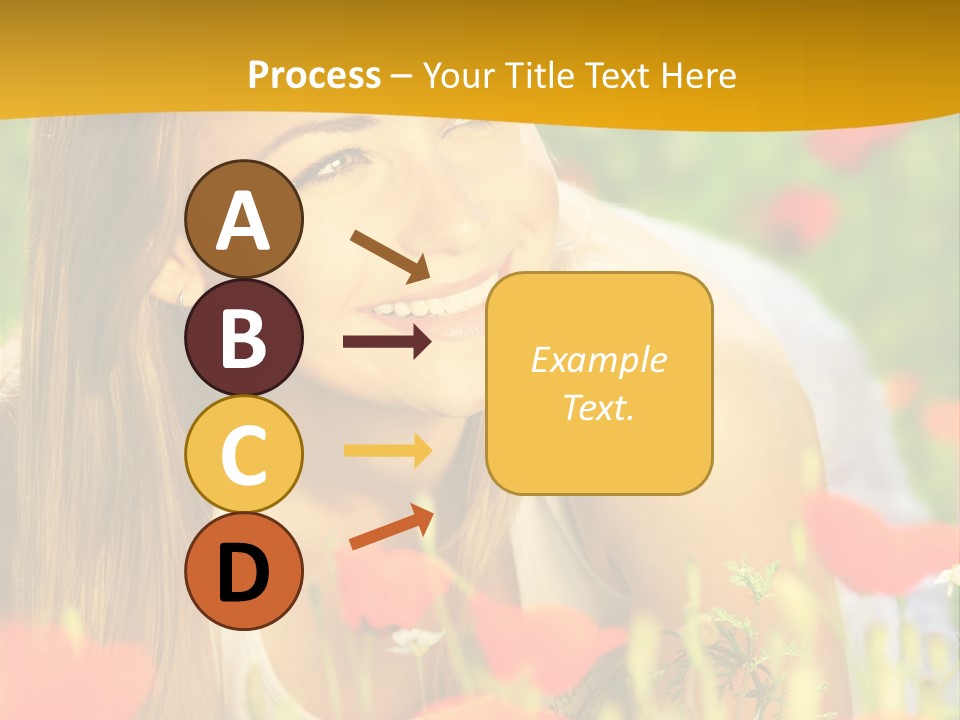 Meadow Fun Lying PowerPoint Template