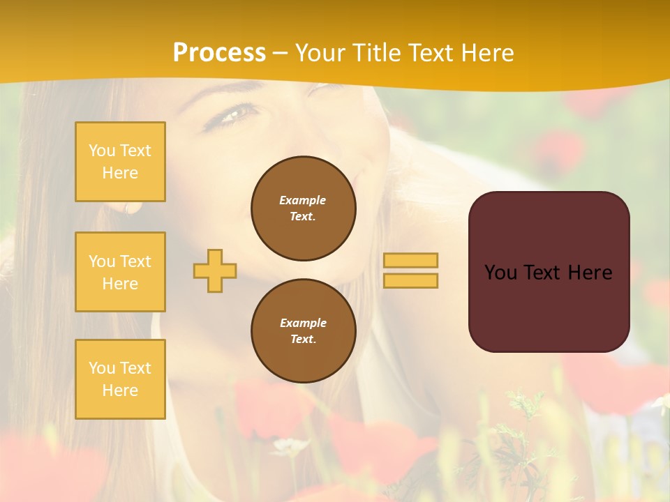 Meadow Fun Lying PowerPoint Template