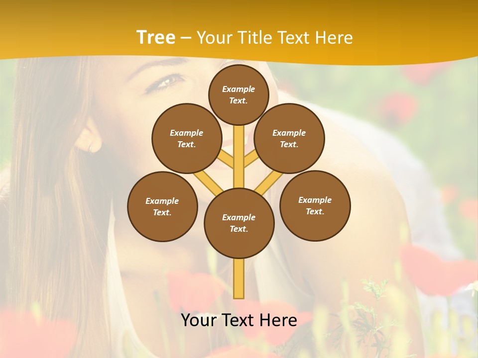 Meadow Fun Lying PowerPoint Template