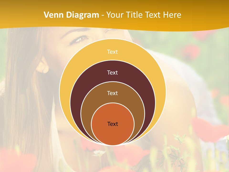 Meadow Fun Lying PowerPoint Template