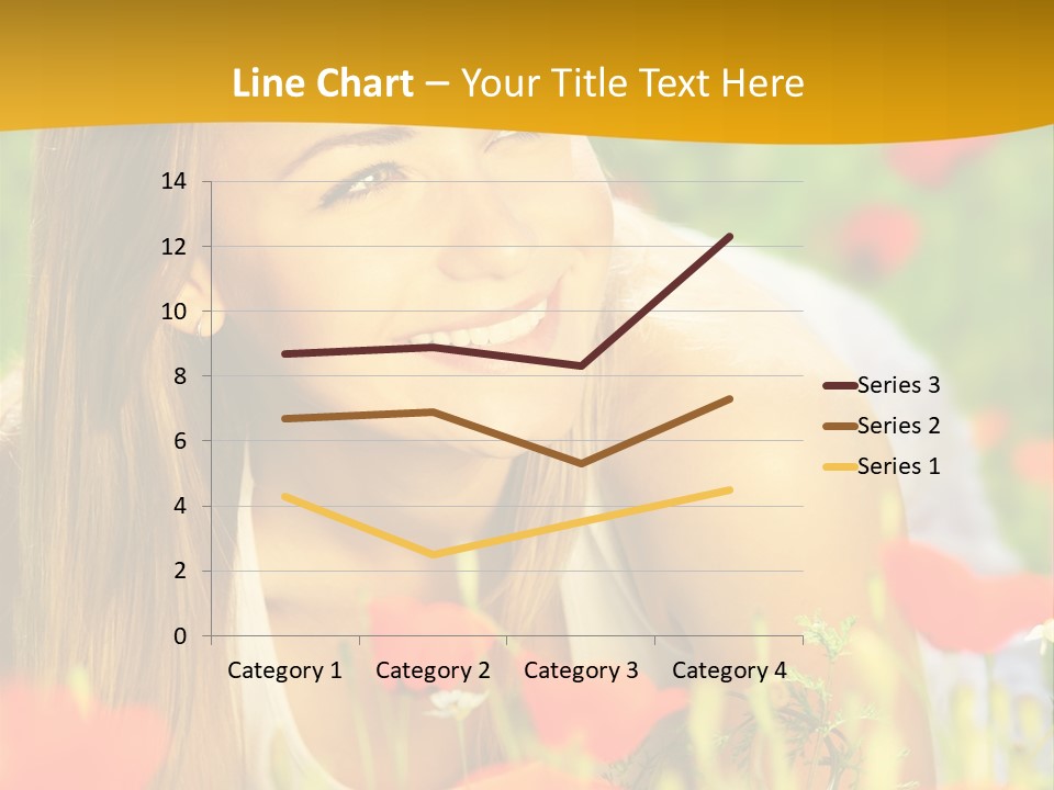 Meadow Fun Lying PowerPoint Template