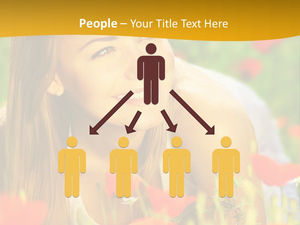 Meadow Fun Lying PowerPoint Template