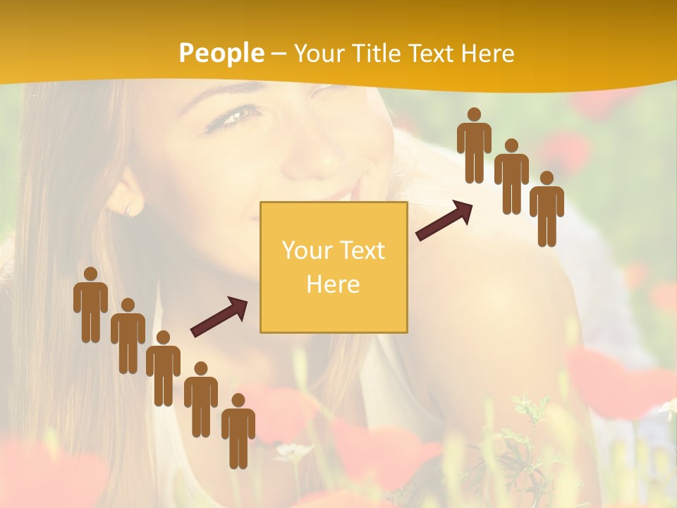 Meadow Fun Lying PowerPoint Template