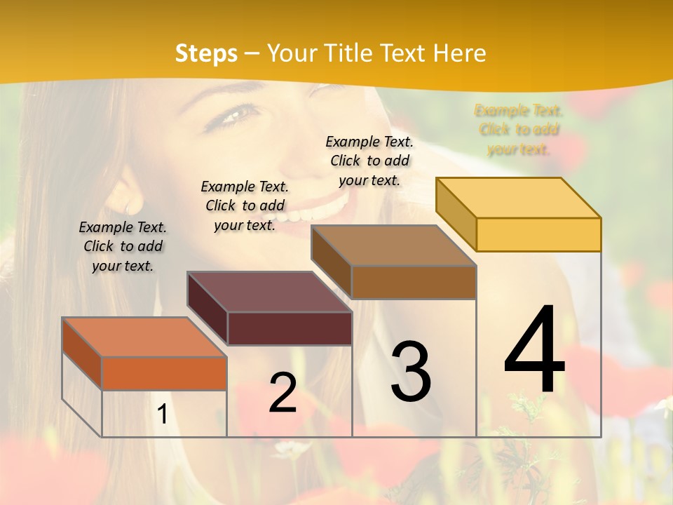 Meadow Fun Lying PowerPoint Template