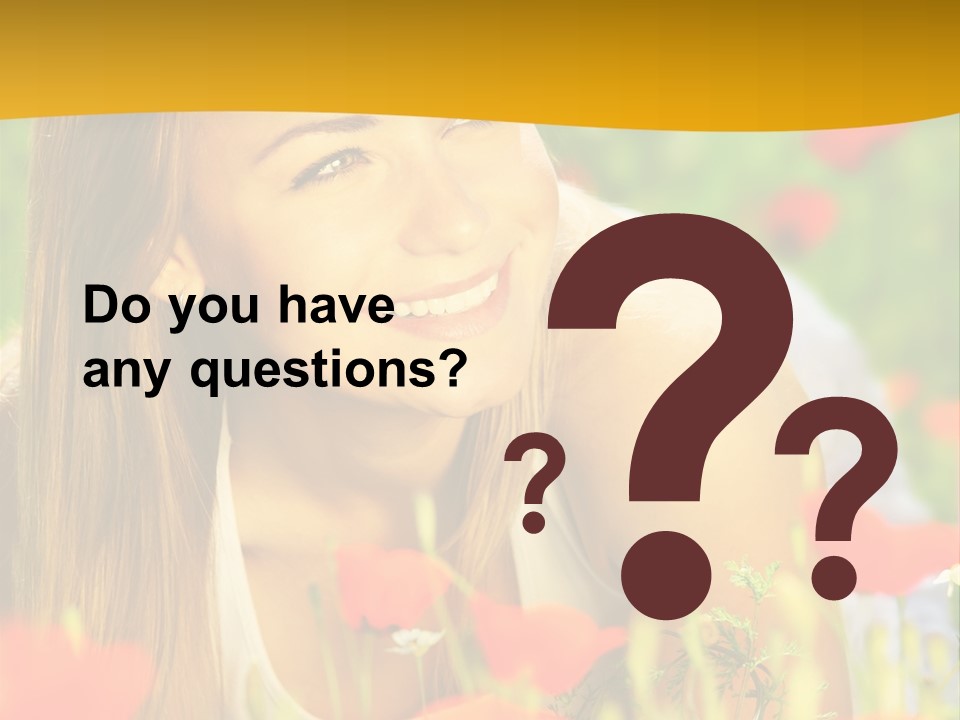 Meadow Fun Lying PowerPoint Template