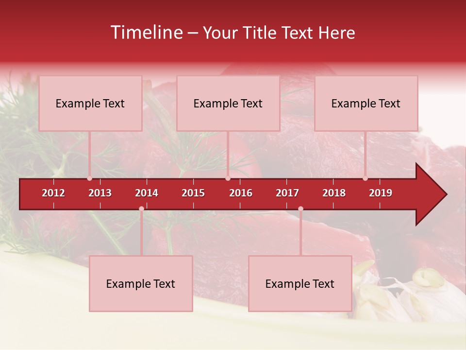 Pieces Cow Isolated PowerPoint Template