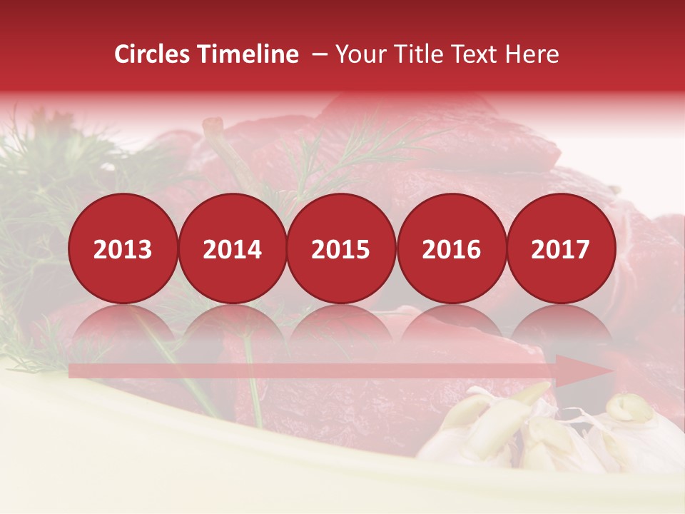 Pieces Cow Isolated PowerPoint Template