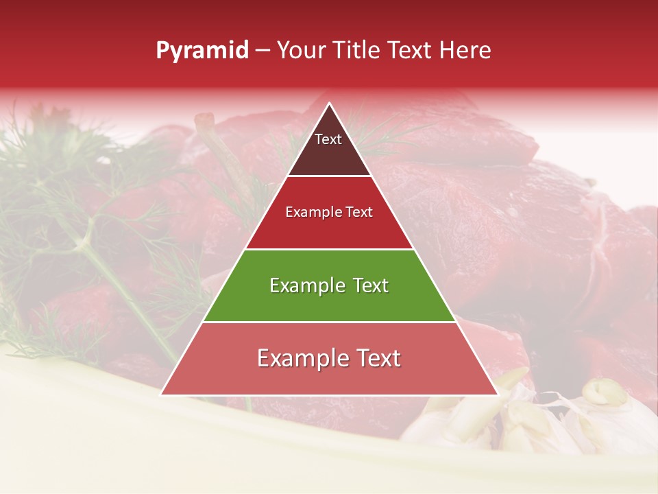 Pieces Cow Isolated PowerPoint Template