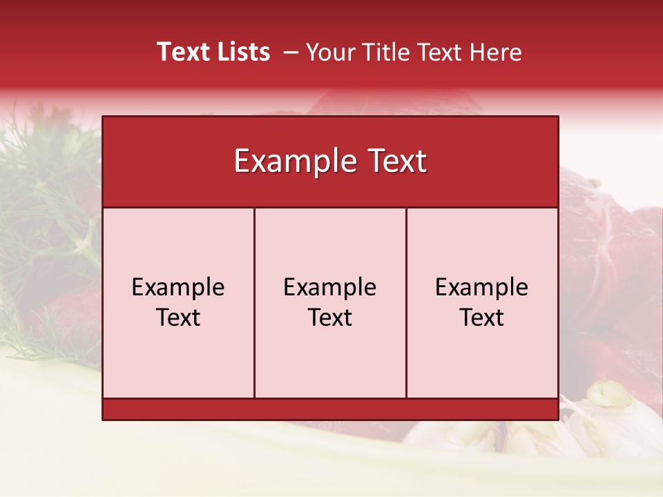 Pieces Cow Isolated PowerPoint Template