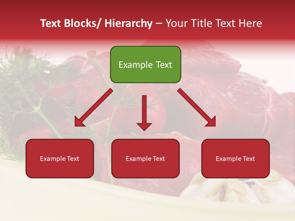 Pieces Cow Isolated PowerPoint Template