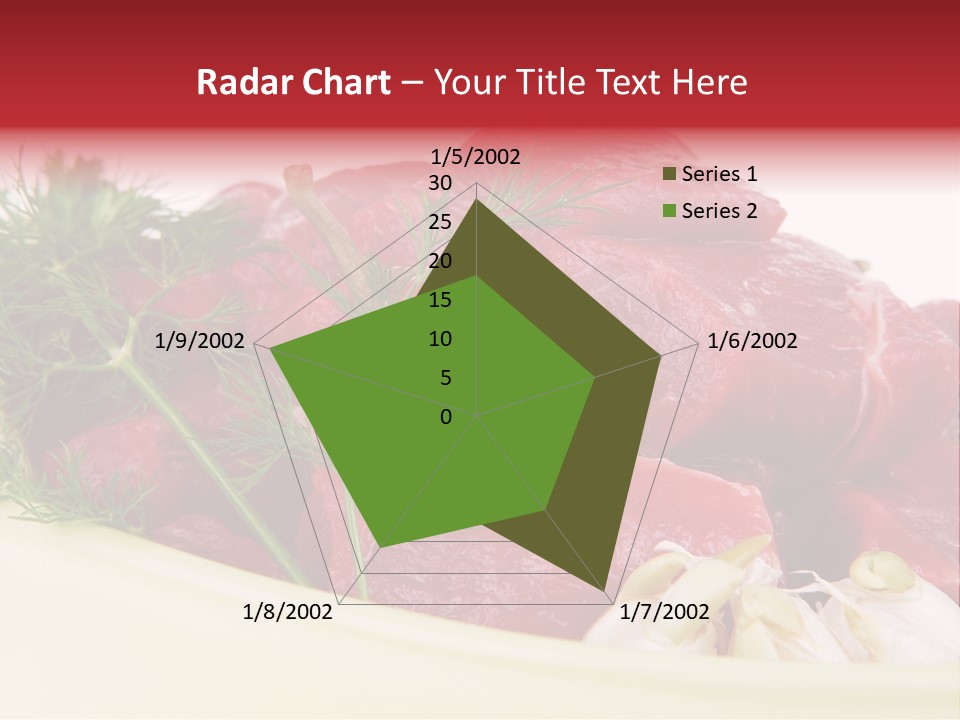 Pieces Cow Isolated PowerPoint Template