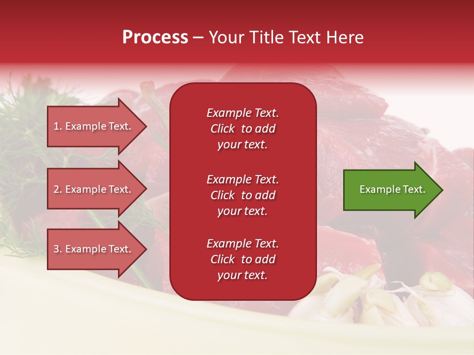 Pieces Cow Isolated PowerPoint Template