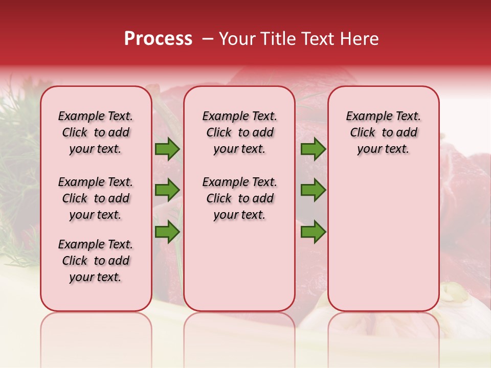 Pieces Cow Isolated PowerPoint Template