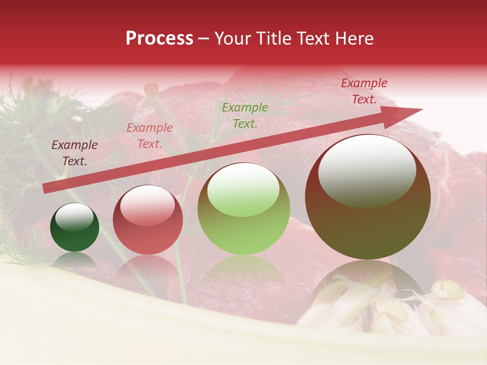 Pieces Cow Isolated PowerPoint Template